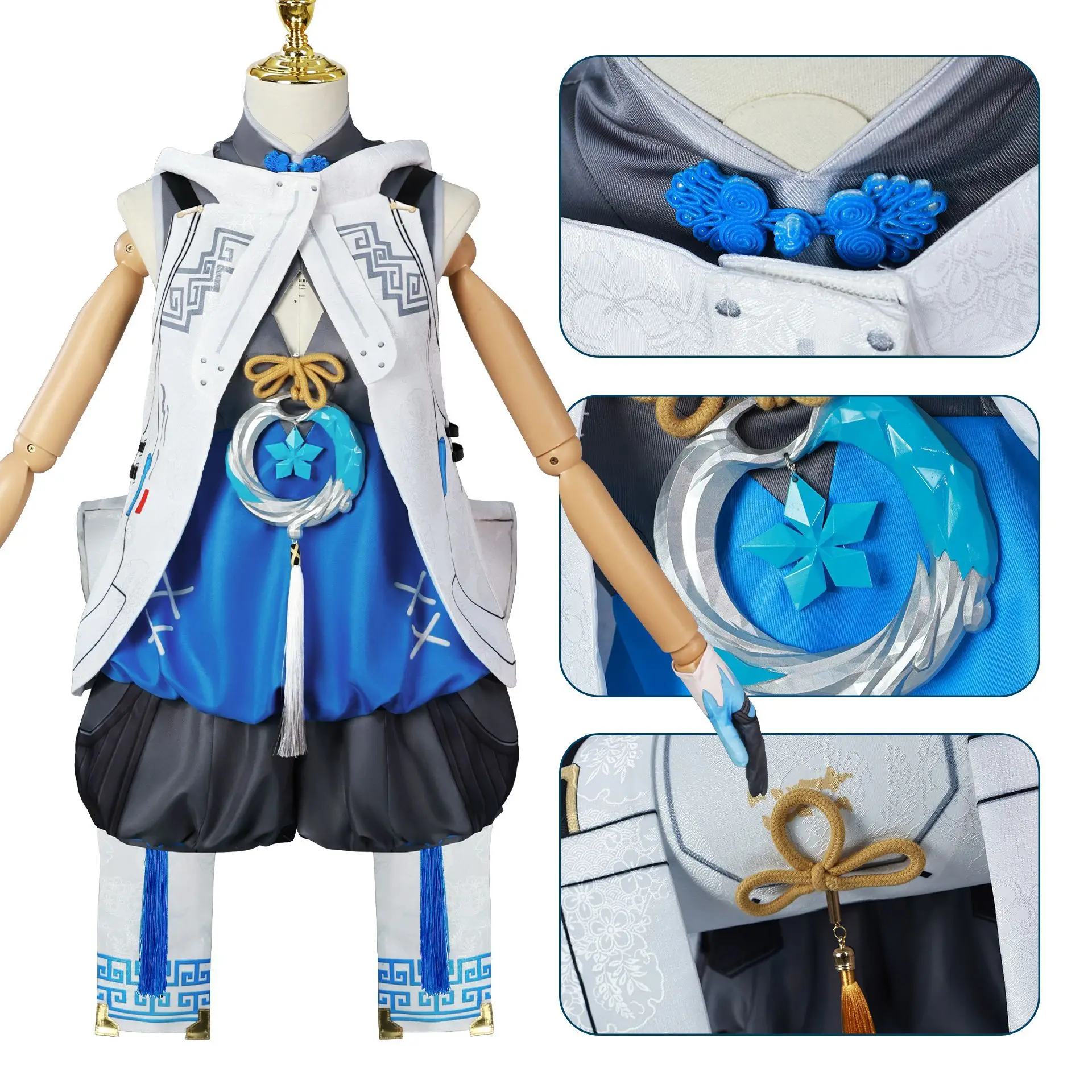 Youhu Cosplay Game Wuthering Waves Costume Dress Wig Suit Party Clothing Carnival Lovely Uniforms Outfit