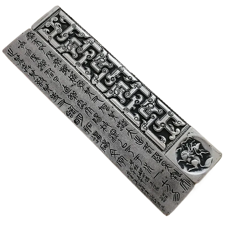 

Винтажный декоративный пресс-папье из металла с каллиграфическим узором, прочный, портативный, для китайской каллиграфии и прессования бумаги
