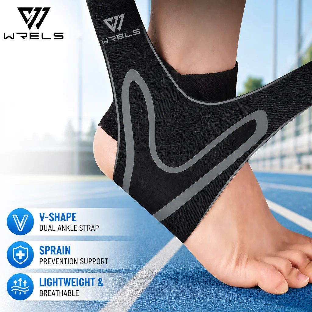 Ankle Brace Adjustable Compression Ankle Support Wrap Breathable Foot Sleeve Men Women Running Basketball Sprain Protectors