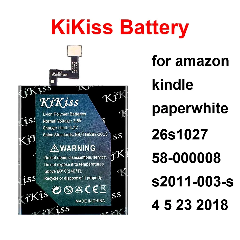 

Аккумулятор MC-354775-05 58-000049 ST32 58-000426 ST22 для Amazon Kindle Paperwhite 26s1027 58-000008 S2011-003-s 4 5 23 2018