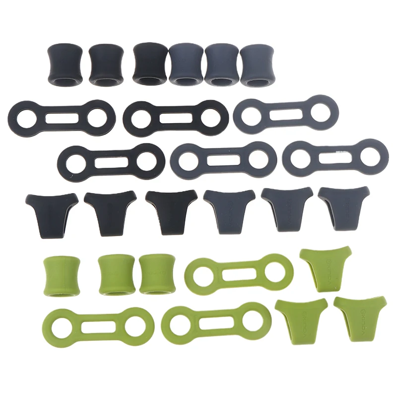 Outdoor Climbing Quick Hanging Positioning Silicone Ring, Main Lock Fixing Ring, High-Altitude Descent Bulltail Limit Ring