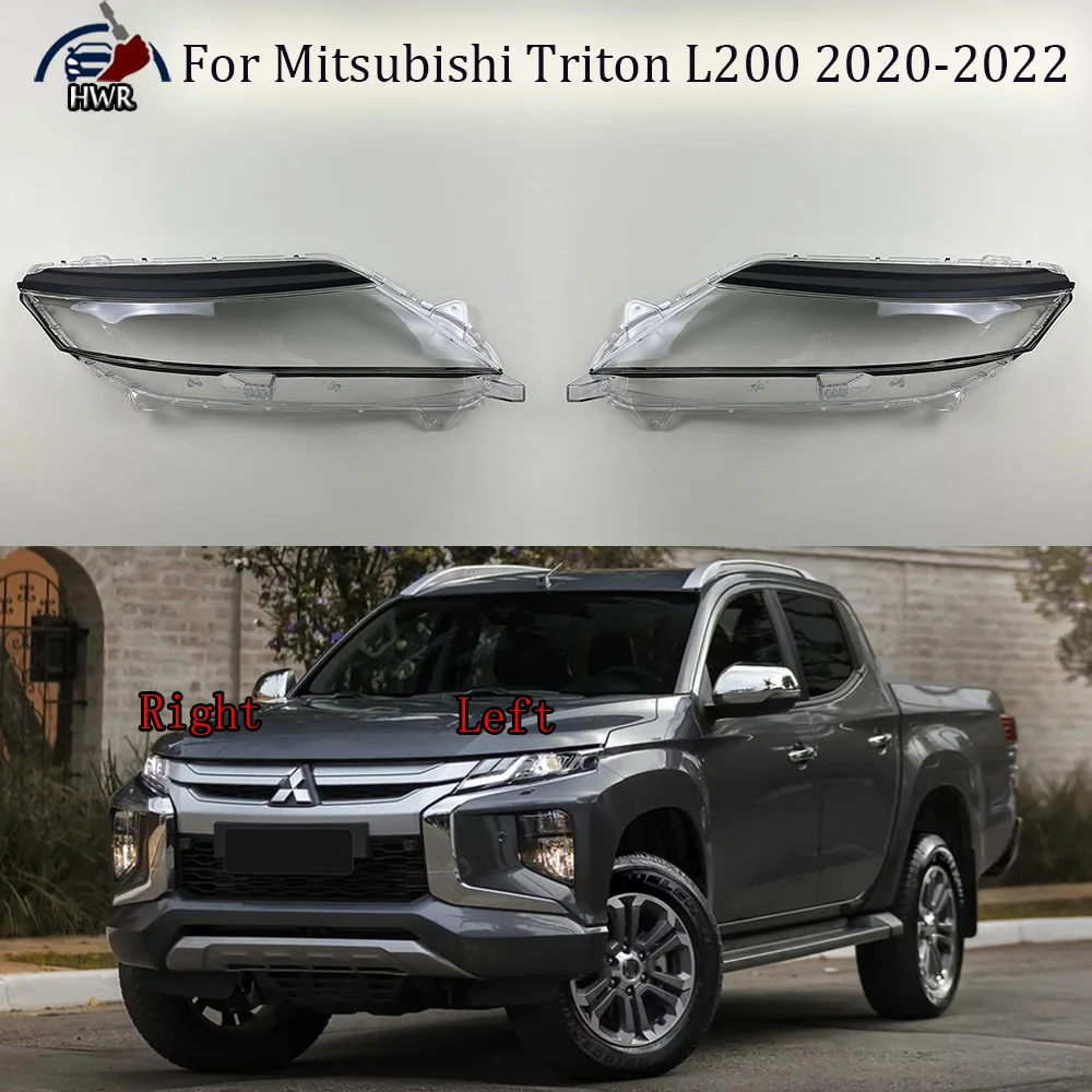 

Headlamp Cover Transparent Headlight Lens Plexiglass Replace Original Lampshade For Mitsubishi Triton L200 2020 2021 2022