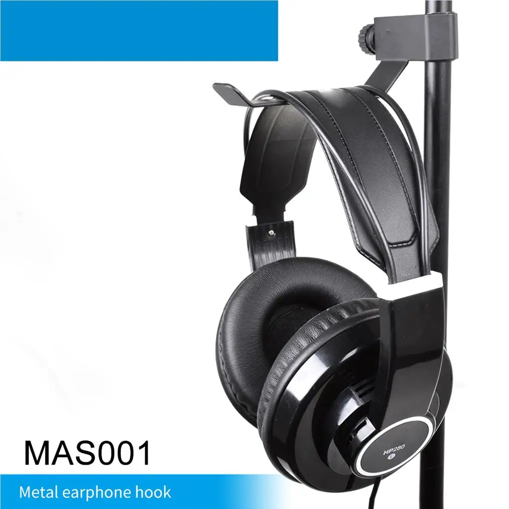 Headphone Holder Home Hotel Office Bedroom Headset Rack Hook Shelf