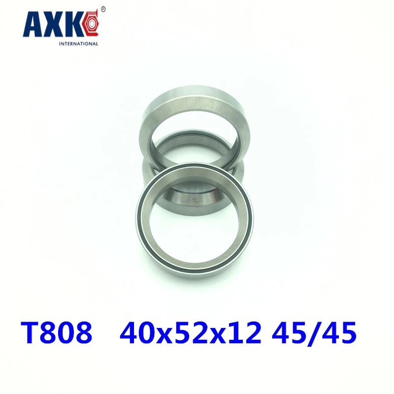 

1-1/2" 38.1mm T808 T808H-12 Bicycle Headset Rushed Bearing Conical Bowl Set 40x52x12MM 45/45 Peilin Repair Parts