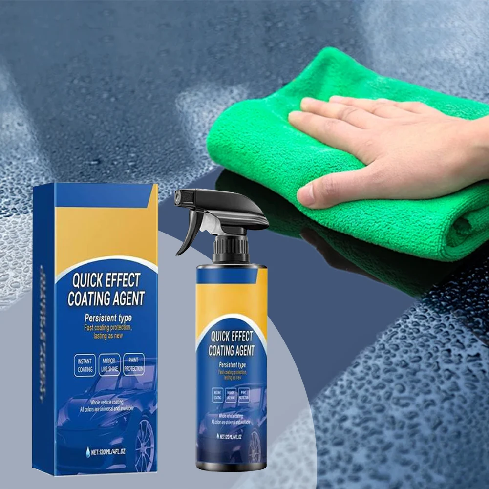 120ml Car Coating Spray High Protection Quick Effect Coating Agent Quickly Coat Car Wax for Cars