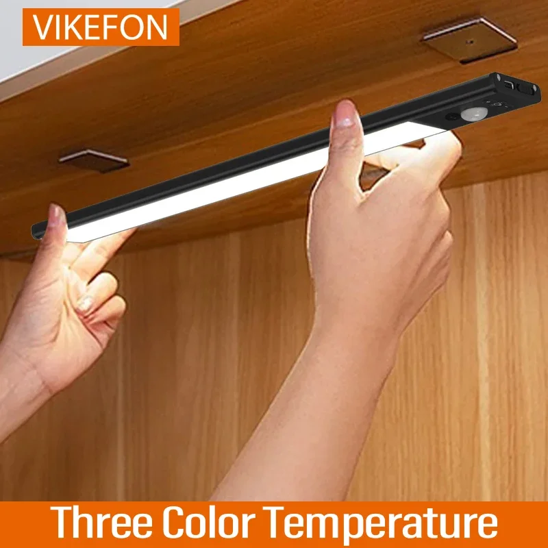 USB под шкафчиком, телефон с датчиком движения, беспроводная подсветка для кухонного шкафа, спальни, гардероба, внутреннее освещение