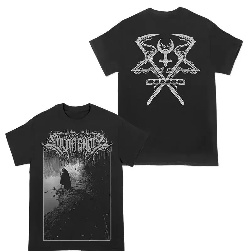 لورنا شور الروك الرجال النساء قصيرة الأكمام القطن تي شيرت الفرقة الهيب هوب تي شيرت الشارع الشهير قميص أسود 2025 الصيف بلايز الملابس