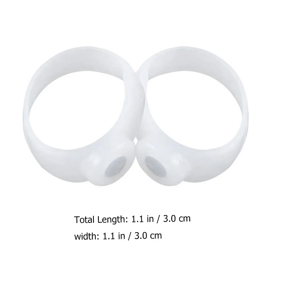 8pcs Magnetic Toe Rings 8 Pairs Slimming Rings For Weight Loss Foot Fat Burning Acupressure Ring Set Silicone