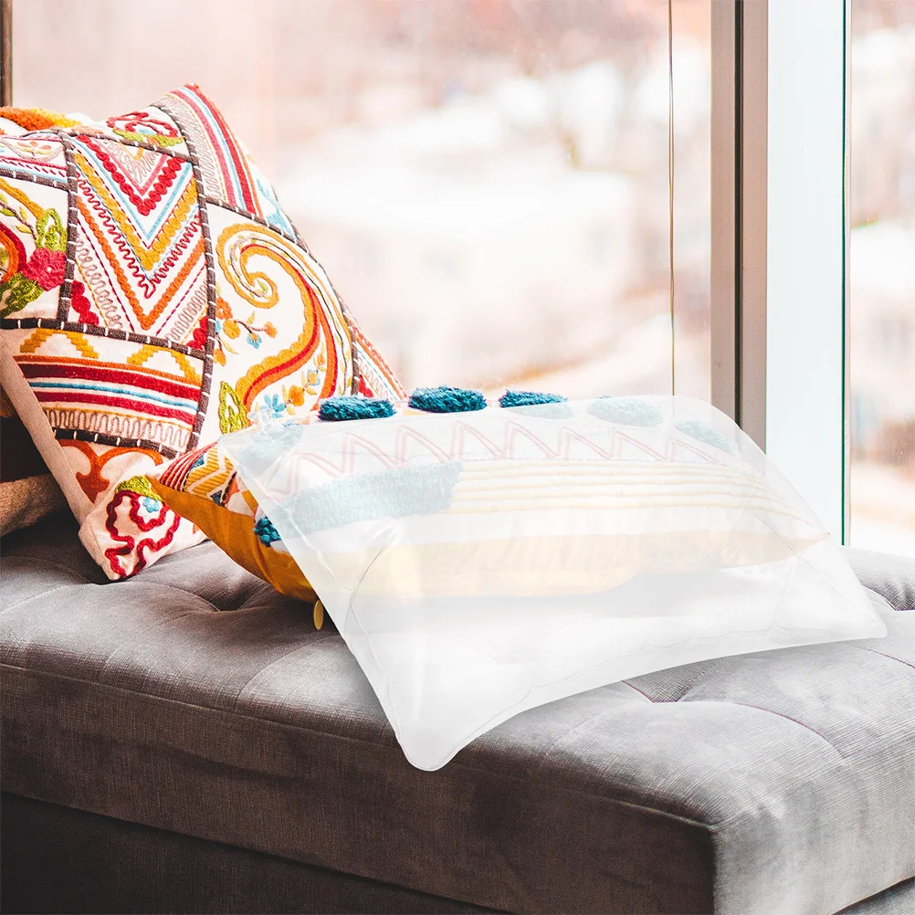 

2Pcs Portable Inflatable Pillow for Travel Camping Hiking Lightweight with Carry Bag Easy Storage Outdoor Pillow