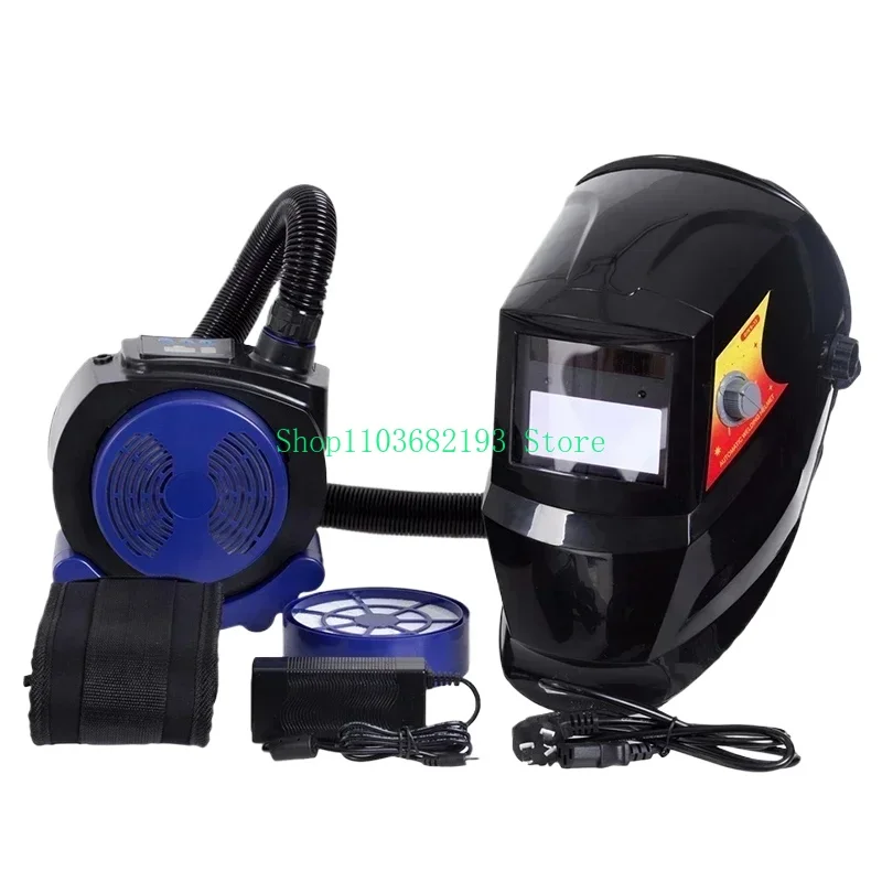 RHK Caretas Para Soldar Electronica High Quality PAPR Solar Powered Auto Darkening Air Fed Purifying Respirator Welding Helmet