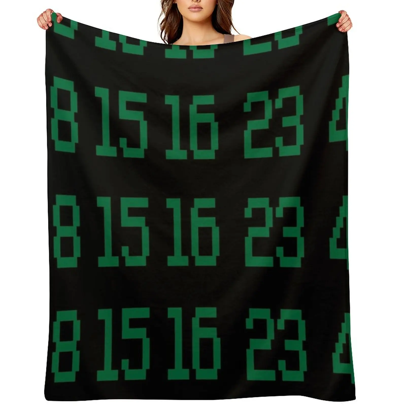 The Numbers Throw Blanket Sofa Throw Thermals For Travel Personalized Gift Soft Plaid Blankets