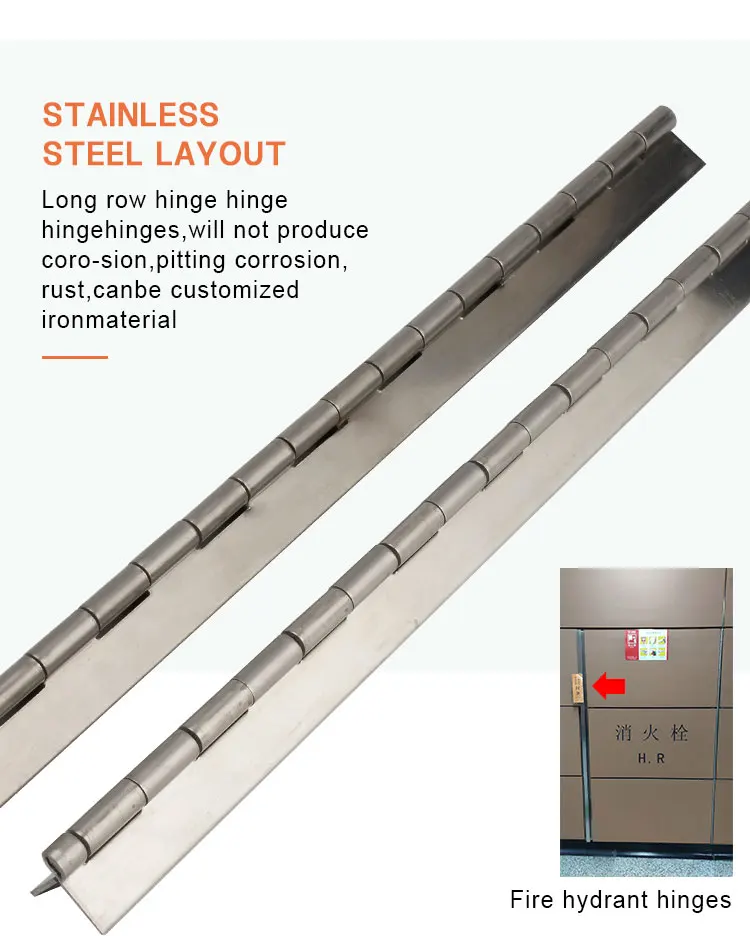 6-20 Zoll Klavierbänder, Hochleistungs-Edelstahl 304, durchgehende Scharniere für Schränke und Möbel, 2 Stück, 8, 10, 12, 16 Zoll – Detail 11