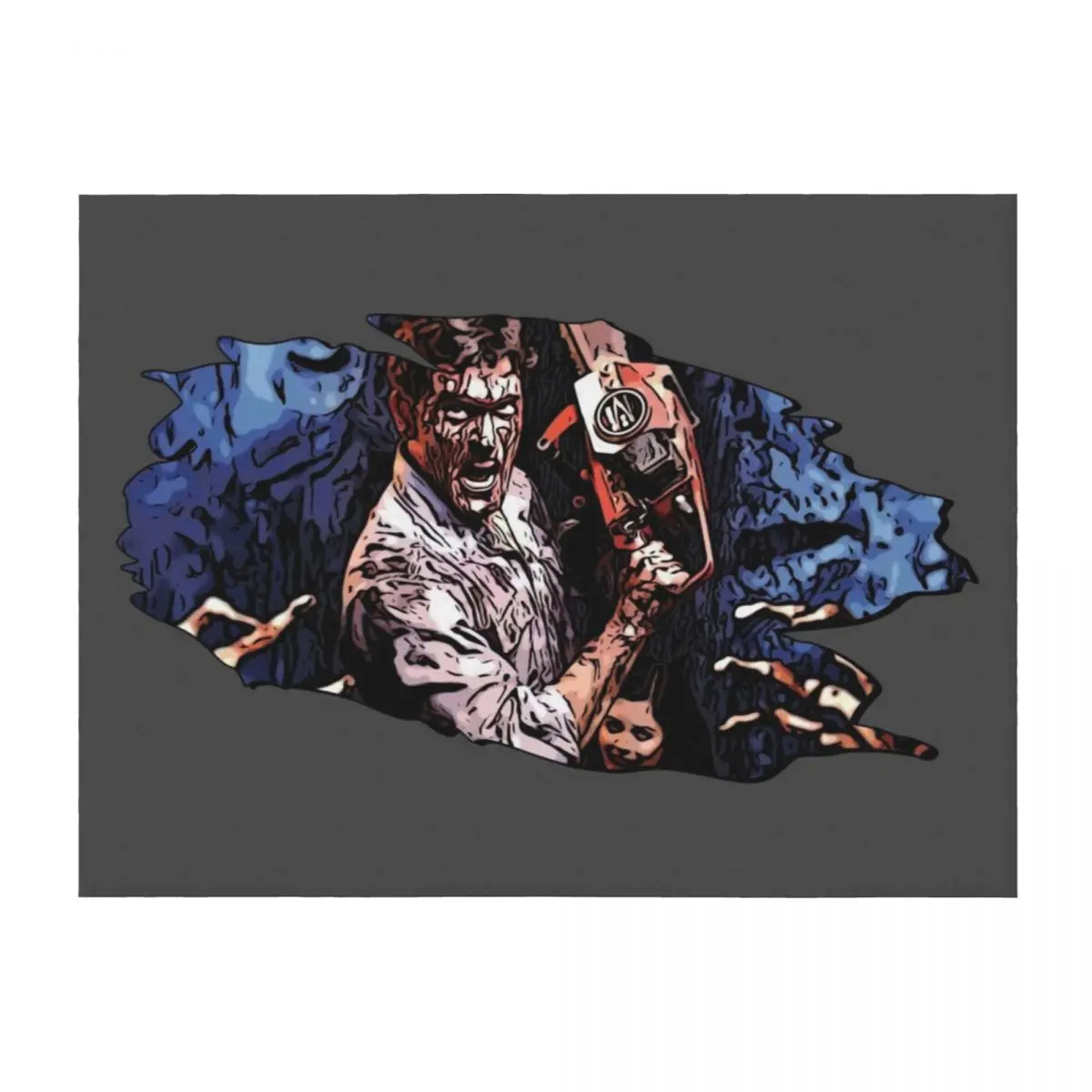 

Ash Army of Darkness Throw Blanket Custom Giant Sofa Travel Kid'S Blankets