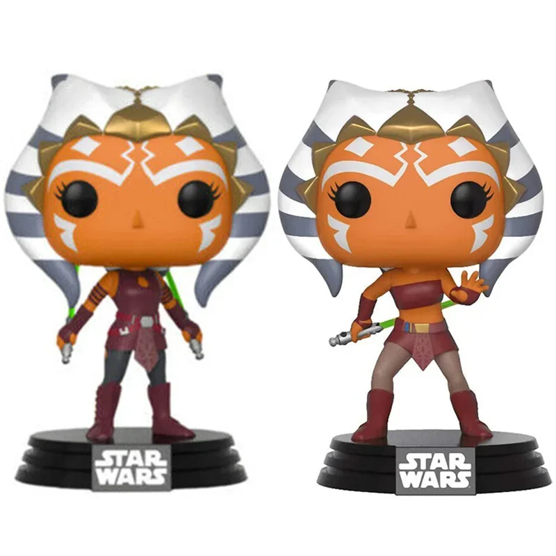 funko-pop-film-ahsoka-the-clone-wars-starwars-268-272-esclusivo-action-figure-model-toys-bambole-da-collezione-regali-giocattoli-per-bambini