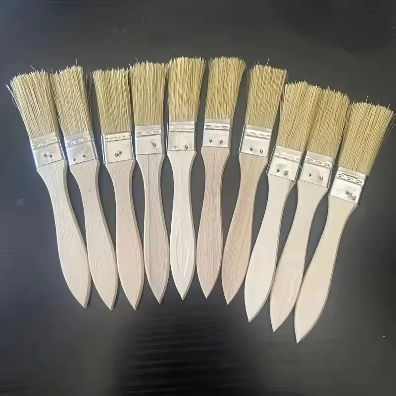 Multifunctional Home Wooden Handle Nylon Bristle Paint Brush for Oil Painting, Dusting and Cleaning Hand Tool handicrafts Set