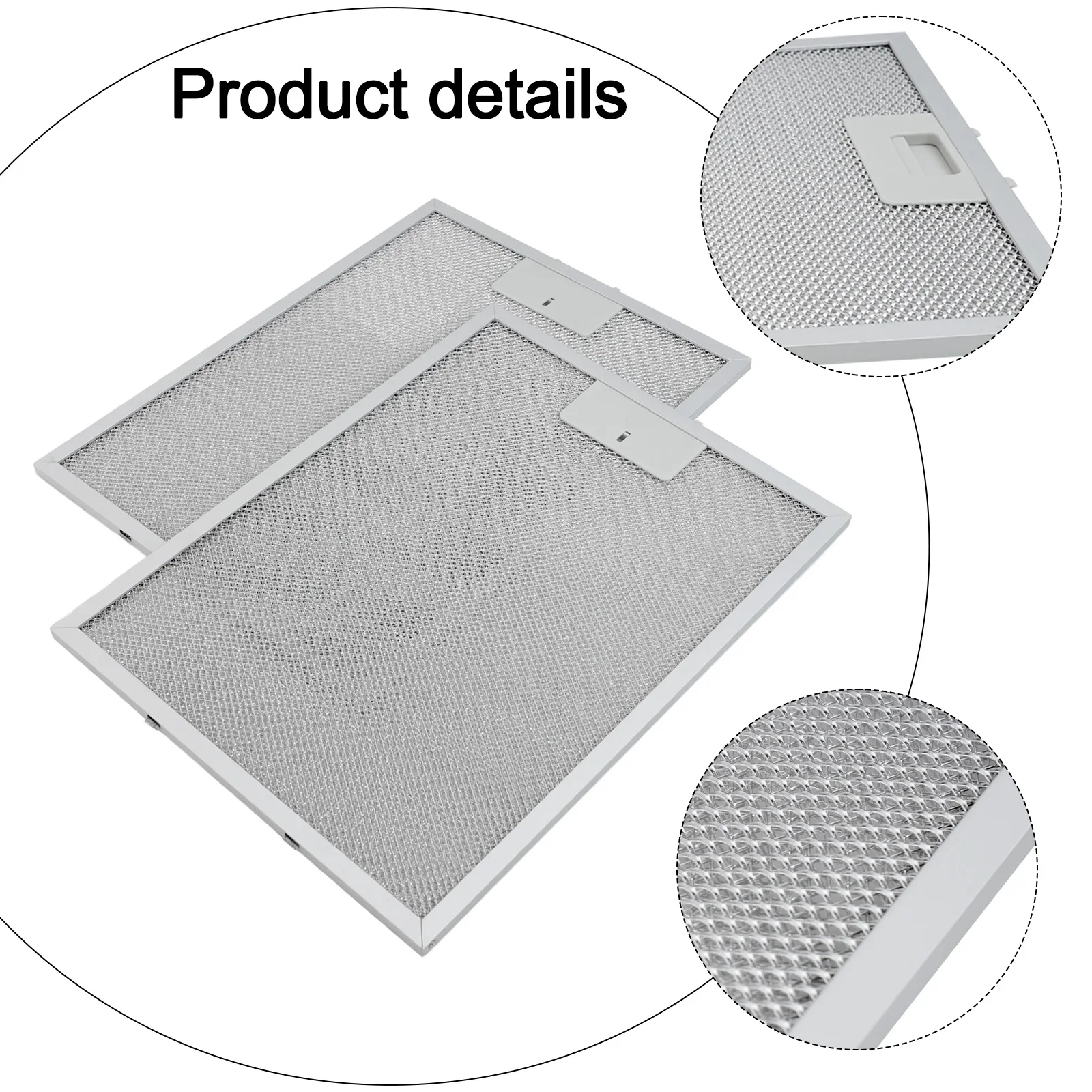 Maintain Range Hood Metal Mesh Extractor Range Hood Grease Filters Compatible With Most Brands Easy Installation