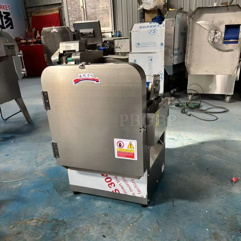 PBOBP Commercial Industrial Electric Potato Cutting Machine Vegetable Cutter Chopper Onion Cutting Machine