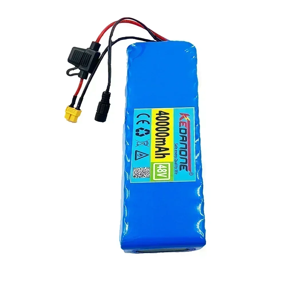 For Electric Bike 48v 20Ah 28Ah 40Ah 58Ah18650 Li-ion Battery Pack 13S2P Bike Conversion Kit Bafang 1000w and 54.6V 2A Charging