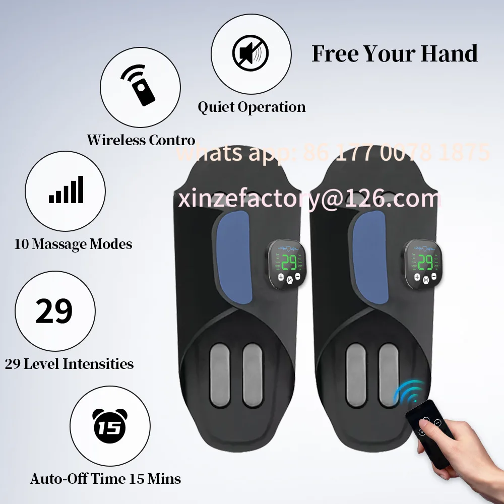 

Customizable Electric Foot Massager Pad Electrostimulator Massage Mat Ems Muscle Massager Relax Relieve Pain Feet Massage