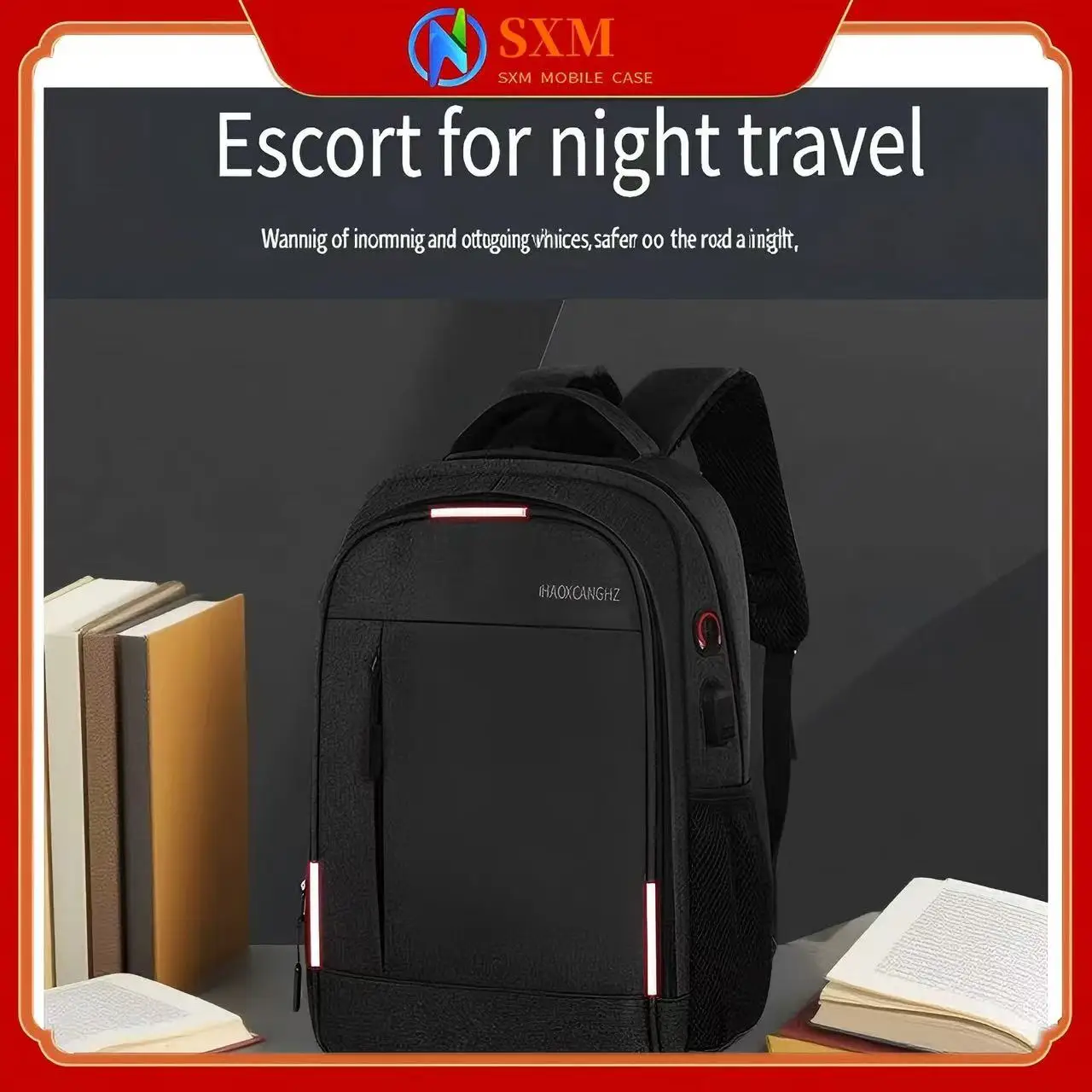 

Рюкзак с зарядкой через USB для мужчин и женщин, простой деловой рюкзак для компьютера большой емкости, школьная сумка для отдыха и путешествий, студенческая сумка