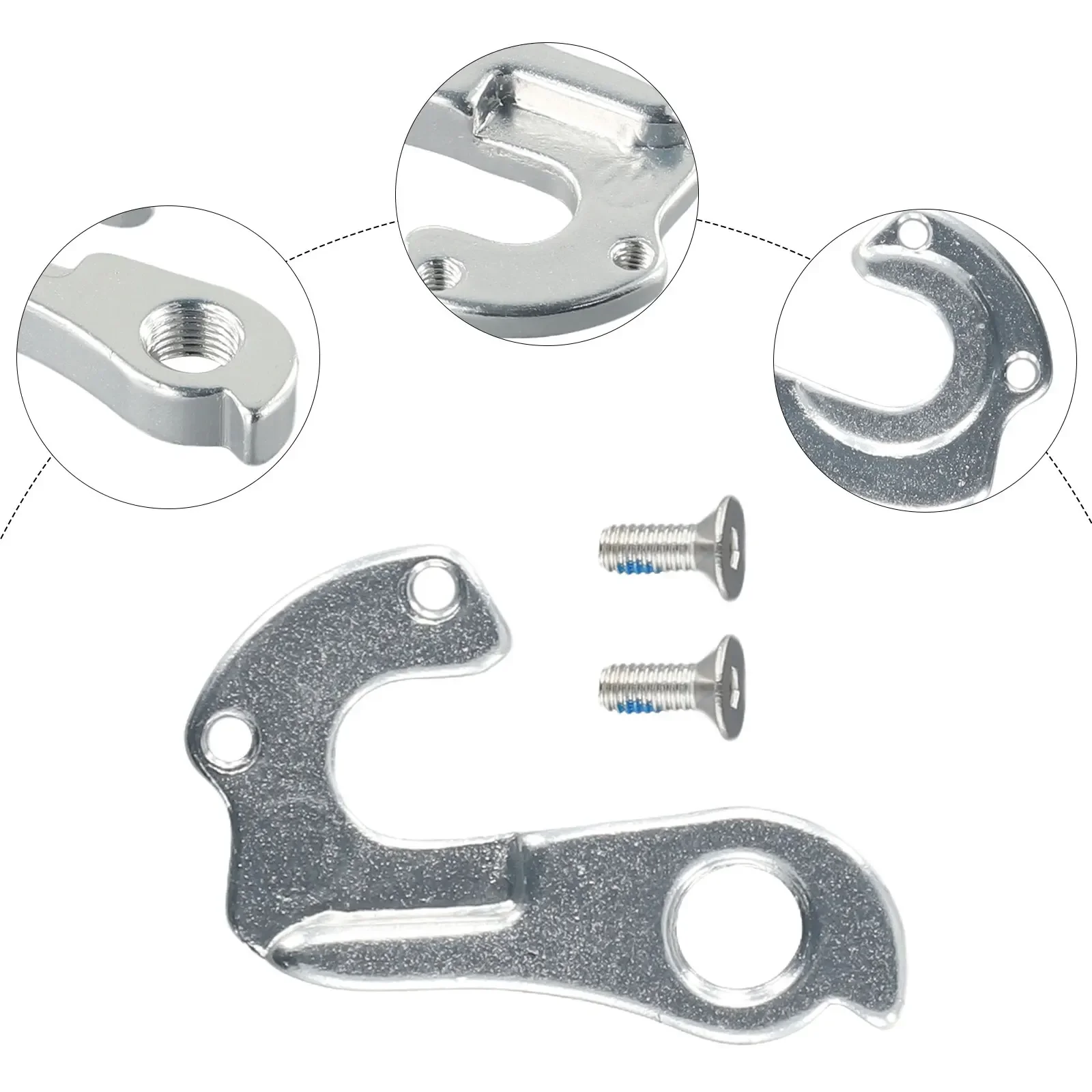 شماعات تروس Derailleur الخلفية للمكعب 0 2 0 5 0 6 0 دراجة التسرب باستخدام الحاسب الآلي استبدال سبائك الألومنيوم مع اثنين من البراغي