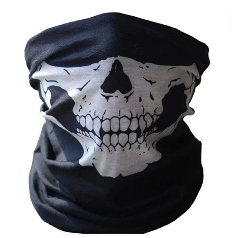 Men Skull Balaclava Ski Mask Cycling Caps Snowboard Face Cover Motorcycle Bicycle Helmet Hood Breathable Windproof Scarf view 2