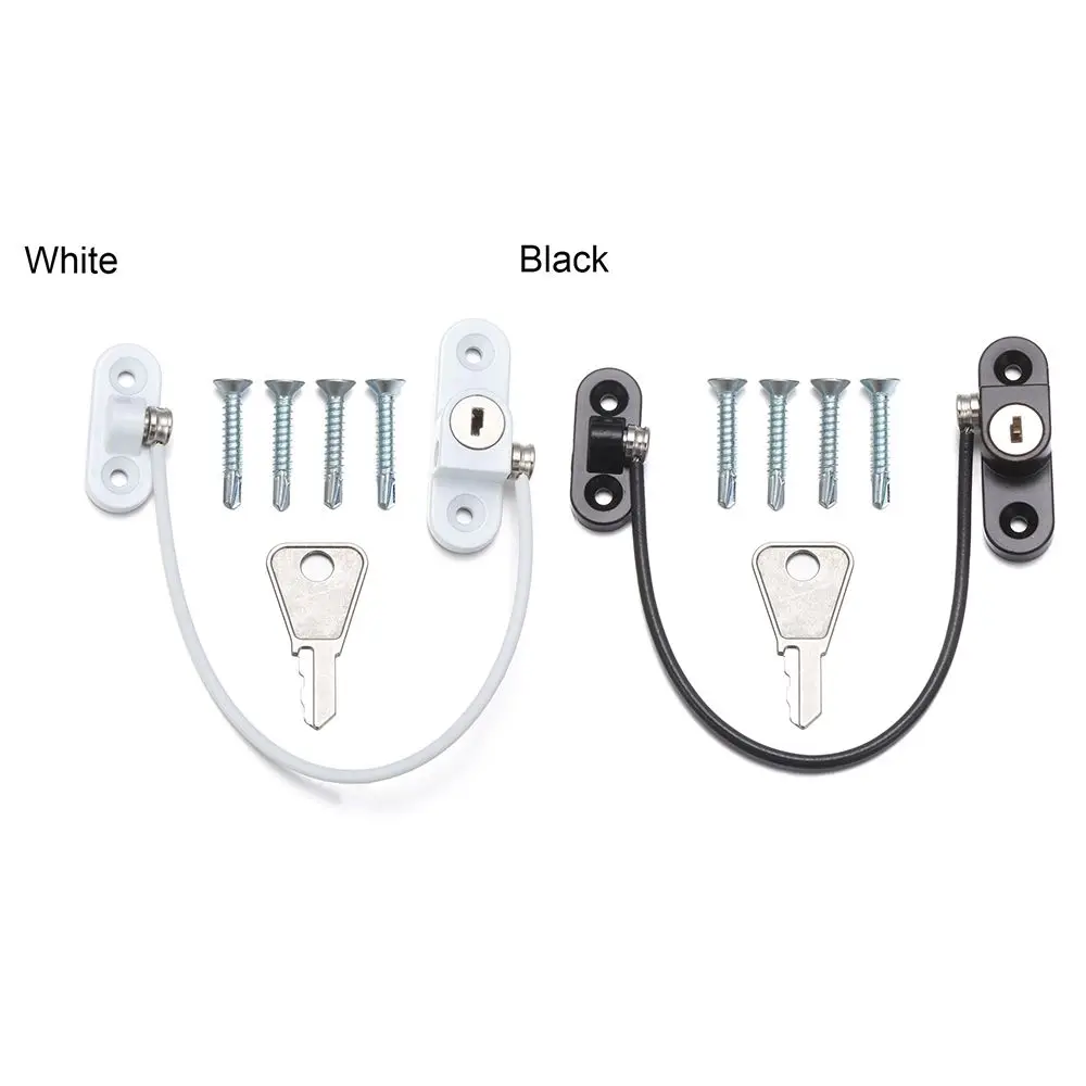 كابل سلك قفل نافذة أمان مقيد للجنسين من Home Security