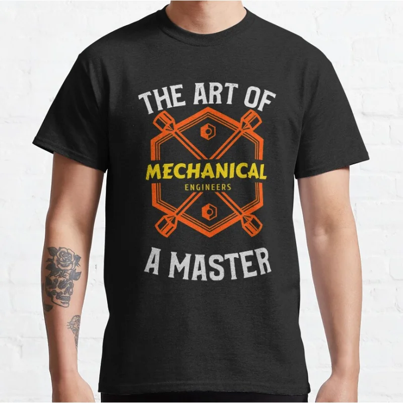 

Funny Mechanical Engineer Graphic T Shirts large size 100% cotton Adult S-6XL mens clothing