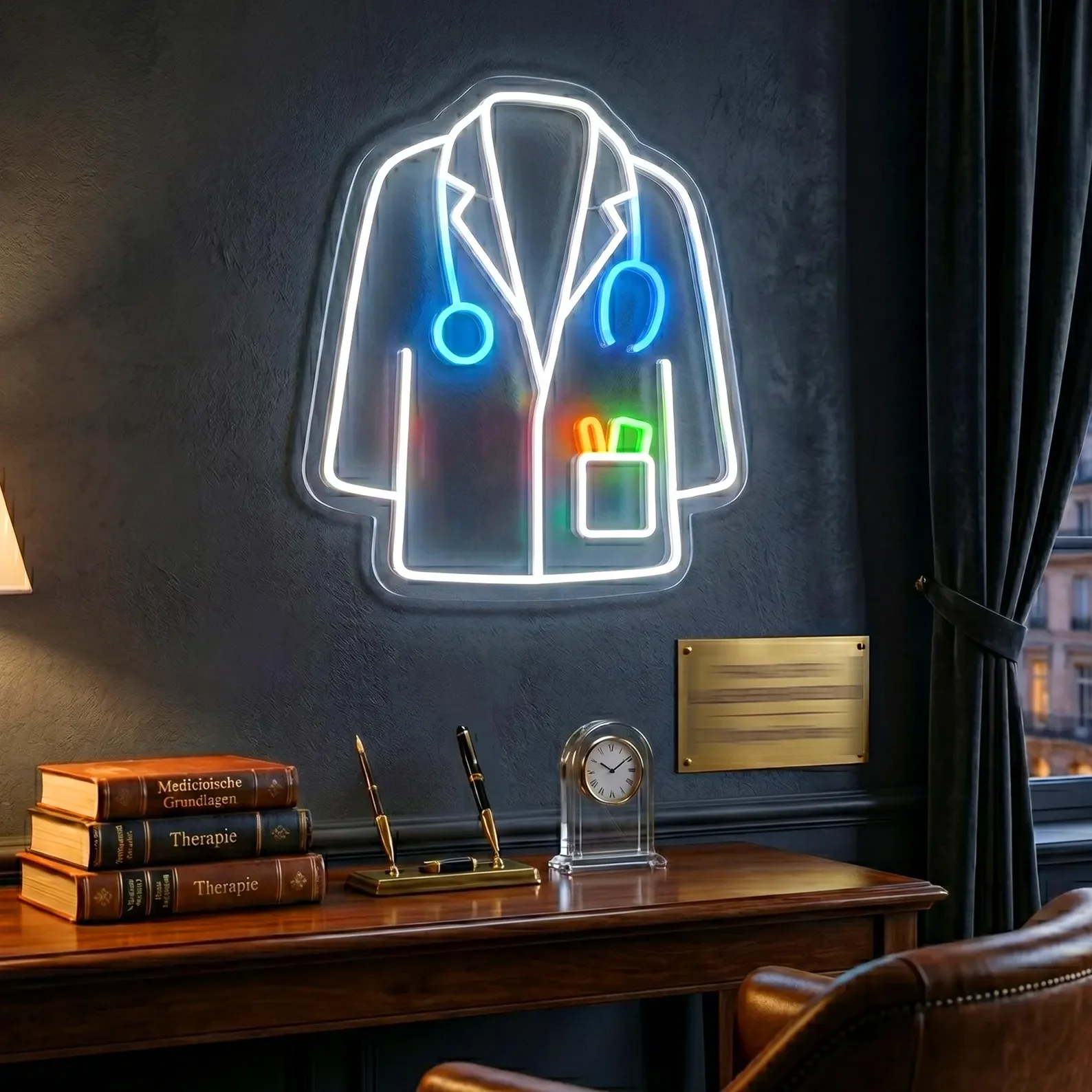 Doctor Lab Coat Neon Sign,Mult - Medical Lab Gifts review and price