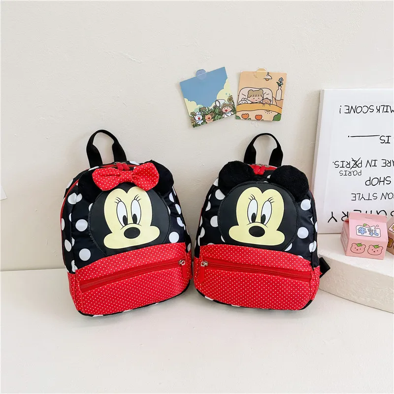 حقيبة ظهر برسوم كرتونية للأطفال ، حقيبة كاجوال لطيفة ، ميكي ، روضة أطفال ، فتاة صغيرة ، جديدة