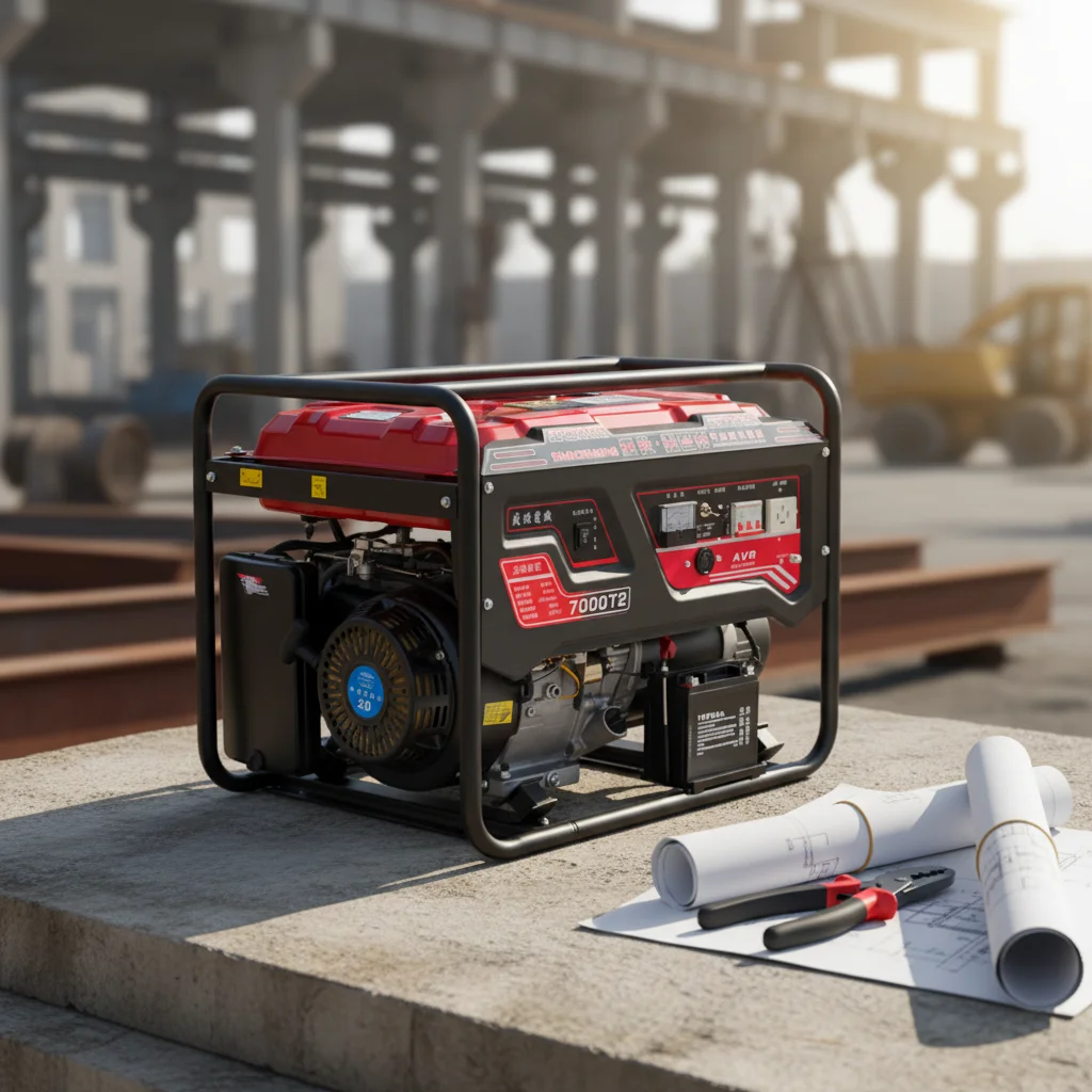 High Quality Open Frame 1 Generator 380V Portable Type Lightweight for Construction Use