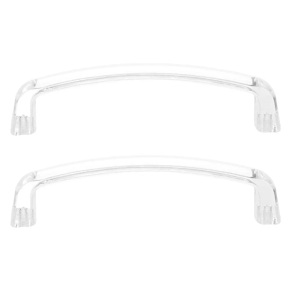 

1 set 1 Set Clear Acrylic Cabinet Pulls Transparent Modern Drawer Handles For Kitchen Bedroom Wardrobe Furniture Hardware Pull