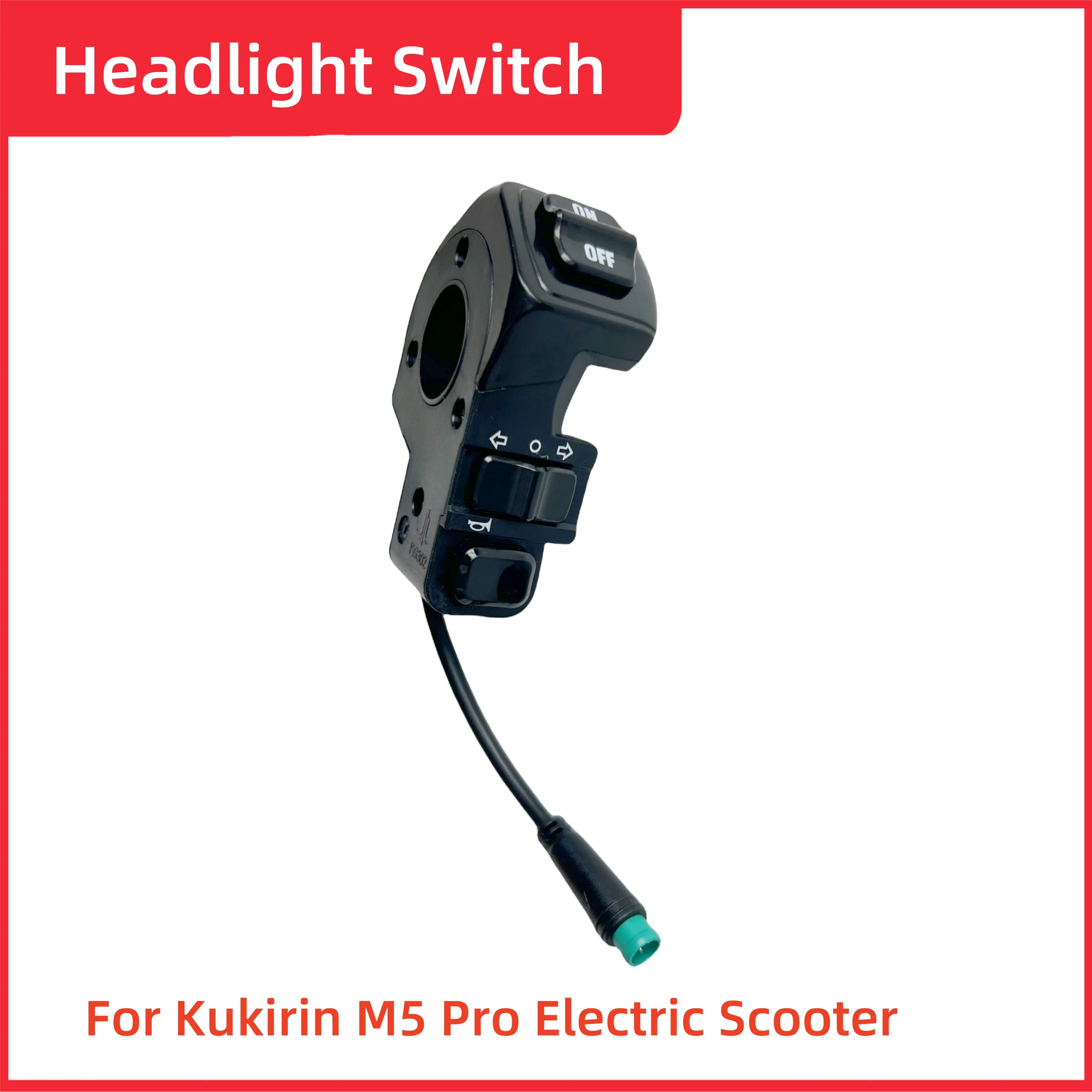 

Original Kugoo Kukirin M5 Pro Headlight switch Electric Scooter Turn signal switch Skateboard Horn button Accessory