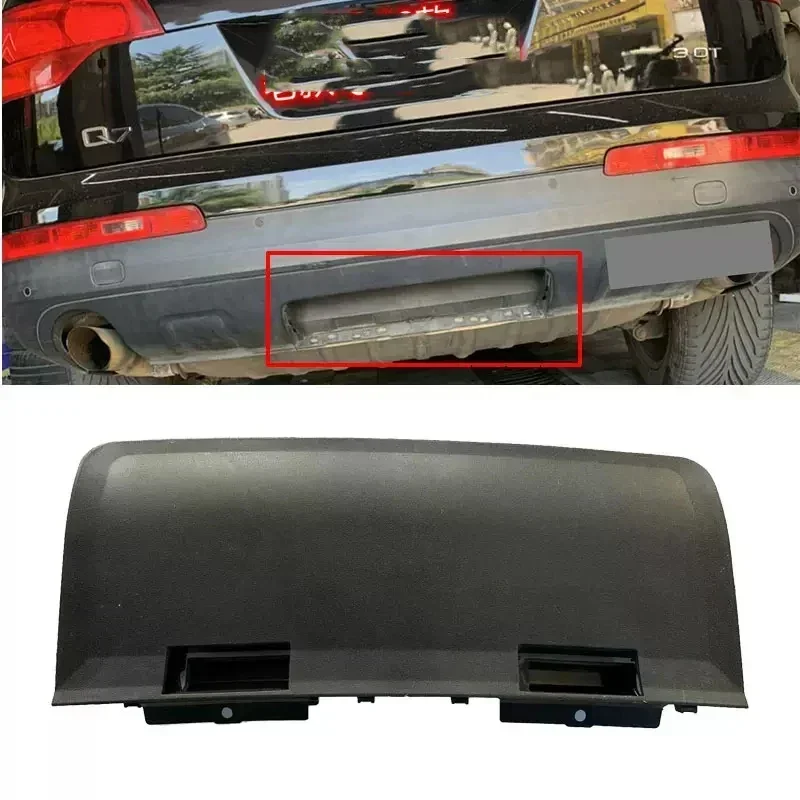 

Rear Trailer Intermediate Cover Bumper Guard Plate Trailer Hook Cover Plate for Audi Q7 2006 2007 2008 2009