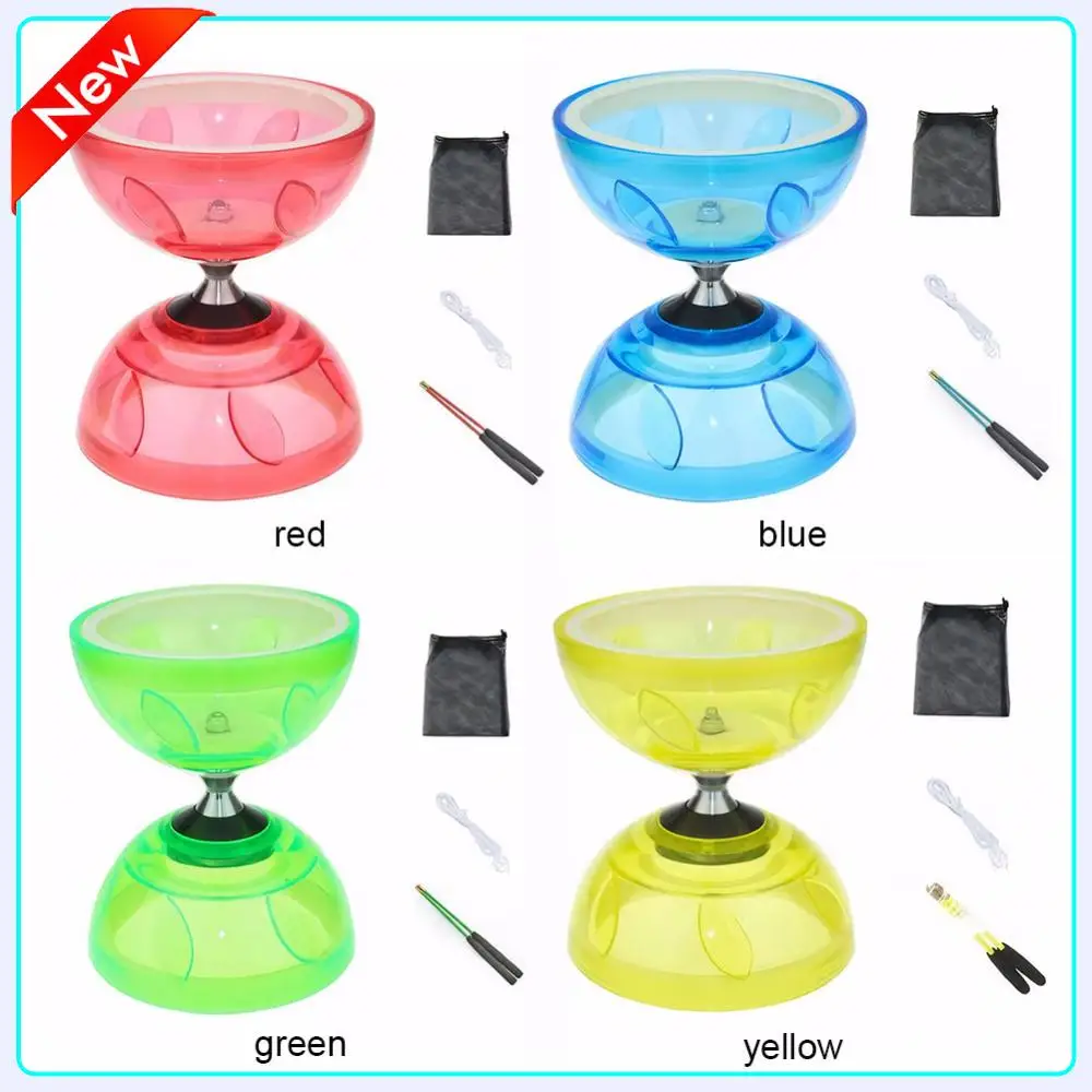 

Китайский набор Yoyo Diabolo из 4 предметов, диаболо с тройными подшипниками, 2 палочками Diabolo, веревкой и сетчатым пакетом для жонглирования Diabolo для всех возрастов