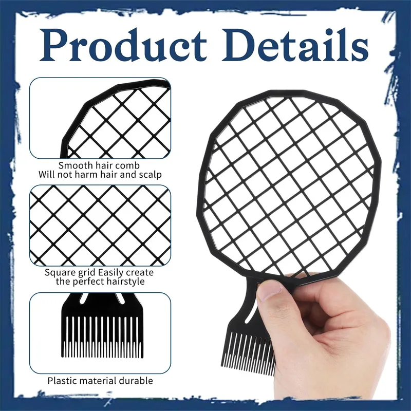 Afro Hair Twist Comb for Dreadlocks & Coils - Double Ended Curl Comb Tool