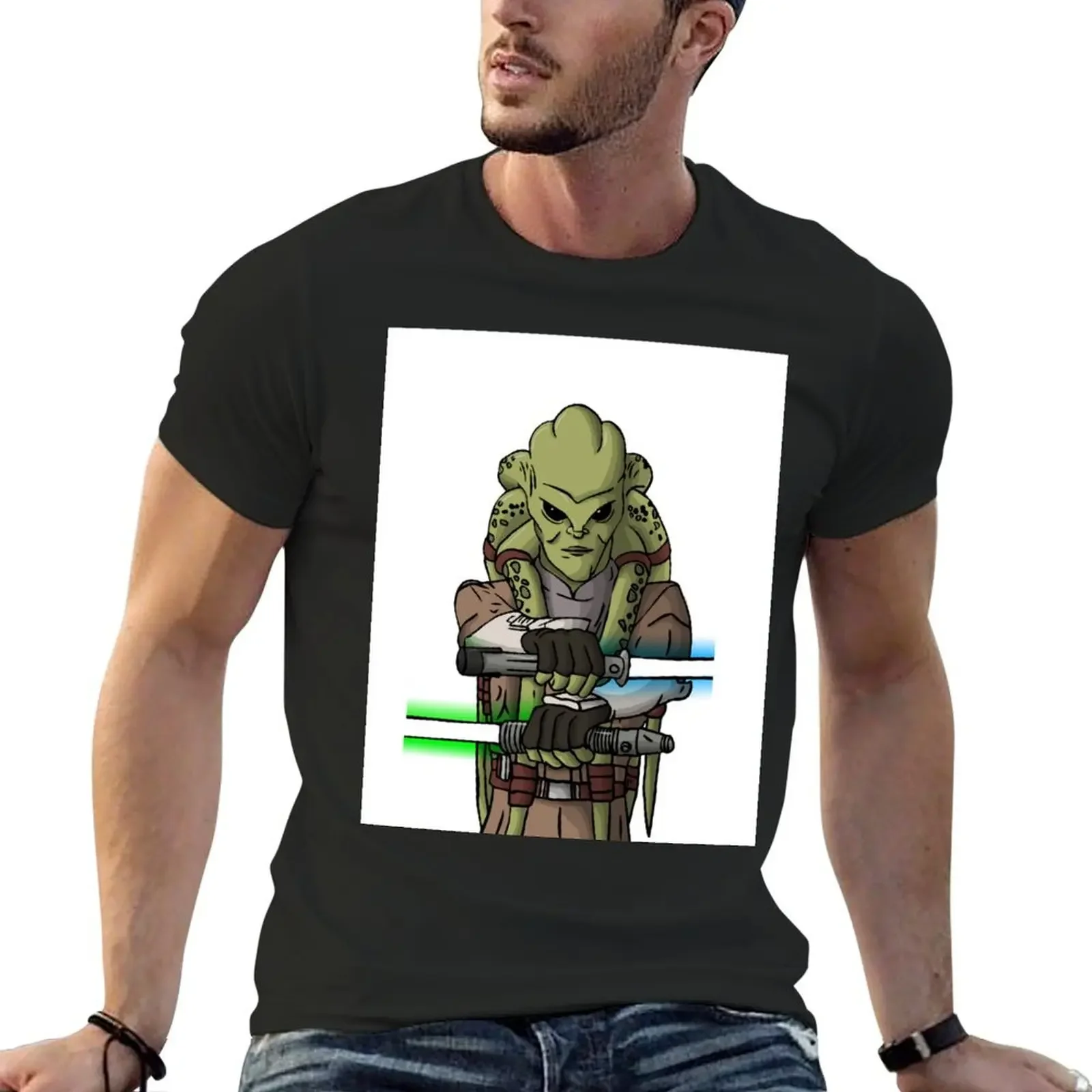 Kit Fisto T-Shirt vintage anime shirt sublime mens t shirt graphic Tees Y2K tops Unisex Summer Short Sleeve