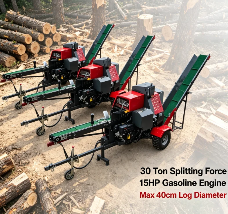 Customized Hydraulic Firewood Processor 20 Ton Heavy Multi-Function Wood Processor