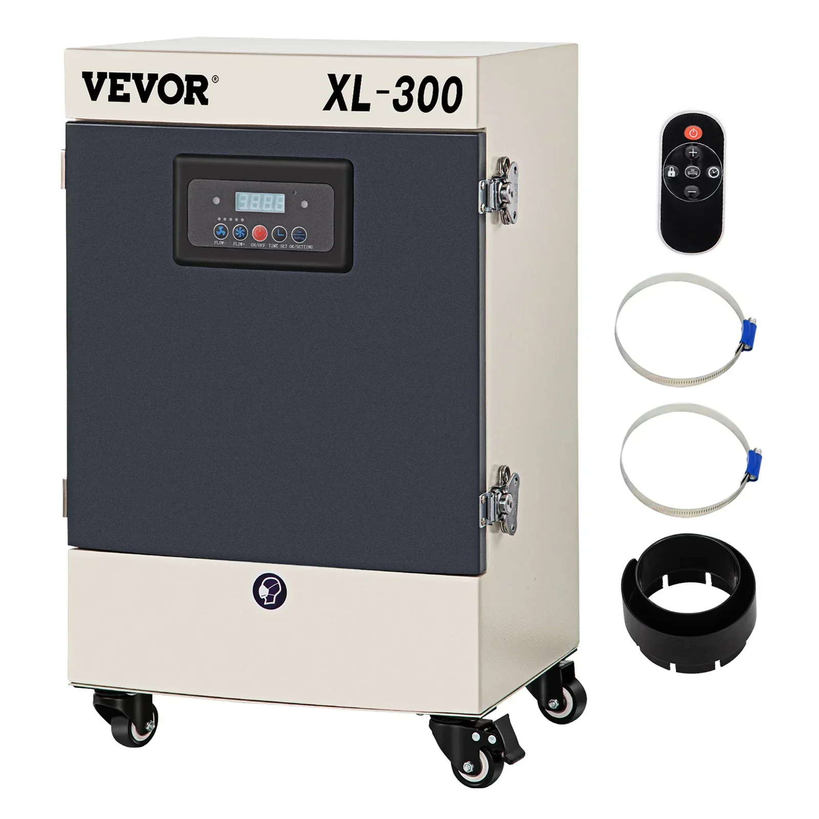 

330W 270 CFM Smoke Absorber 6-Stage Filters 5 Speeds with Wireless Remote Control for Soldering Laser Engraving and DIY Welding