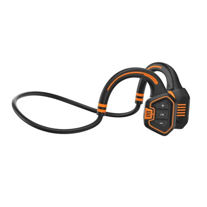 

Bone Conduction Wireless Swimming Waterproof Sports Running Special Not In Ear, Orange