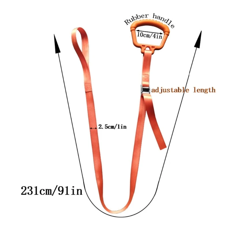 NonSlip Kayak Standing Assist Strap Replacement Kayak Canoes Towing Strap Kayak Accessories Provide Control