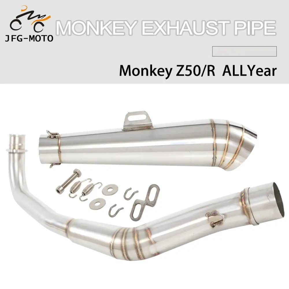 

For HONDA Monkey Z50 Z50R Z 50 50R 2022 2021 2020 2019 2018 2017 2016 Motorcycle Mini Trail Bike Exhaust Muffler Modified Pipe