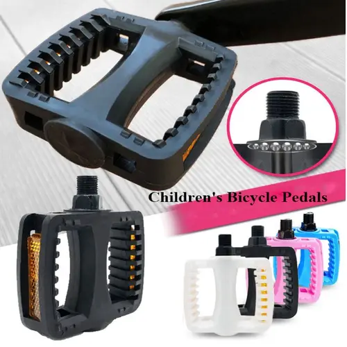 Imagen 2 del producto Pedales de bicicleta para niños de 12,4/13,7/14,1mm, Pedal antideslizante ultraligero, accesorios universales para bicicleta