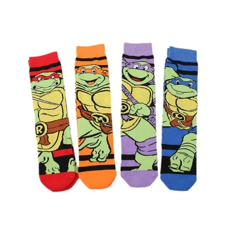 Teenage Mutant Ninja Turtles Adult Socks Stocking Cotton Warm Socks Cartoon Anime Kids Ventilate Sweat Absorption Odor-resistant view 3