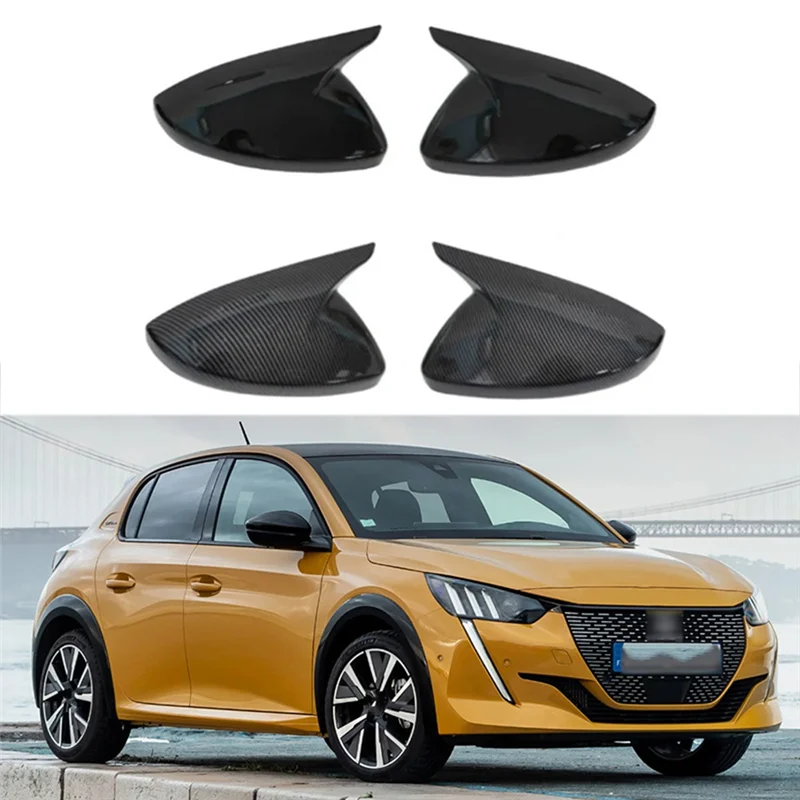 

Rearview Mirror Cover Rearview Mirror Cover For 208 Car Rearview Mirror Cover Carbon Fiber