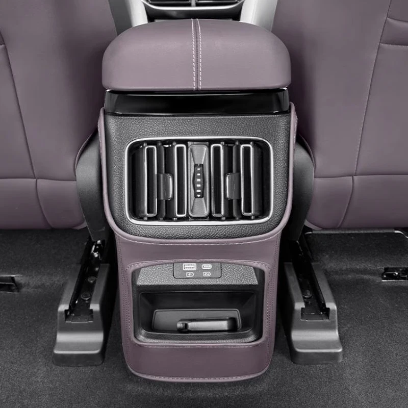 For BYD Sealion 6 Seal U Song Plus DM-i 2023-2024 Car Accessories Rear Armrest Box Anti Kick Pad Air Outlet Protective Pad