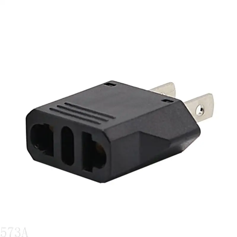 573A Portable US To EU Adapter Adapter Adapter Power Outlet Outleter поддерживает до 500 Вт.