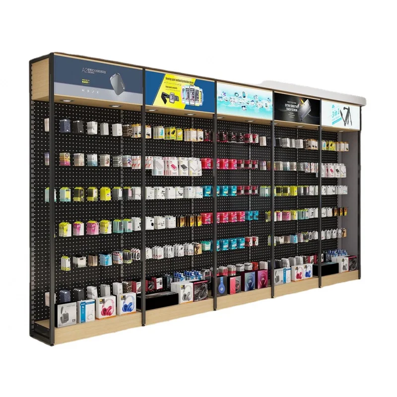 

2025customized.Good Product Shelves Cell Phone Display Racks and Stands Gondla Shelving Mobile phone accessories