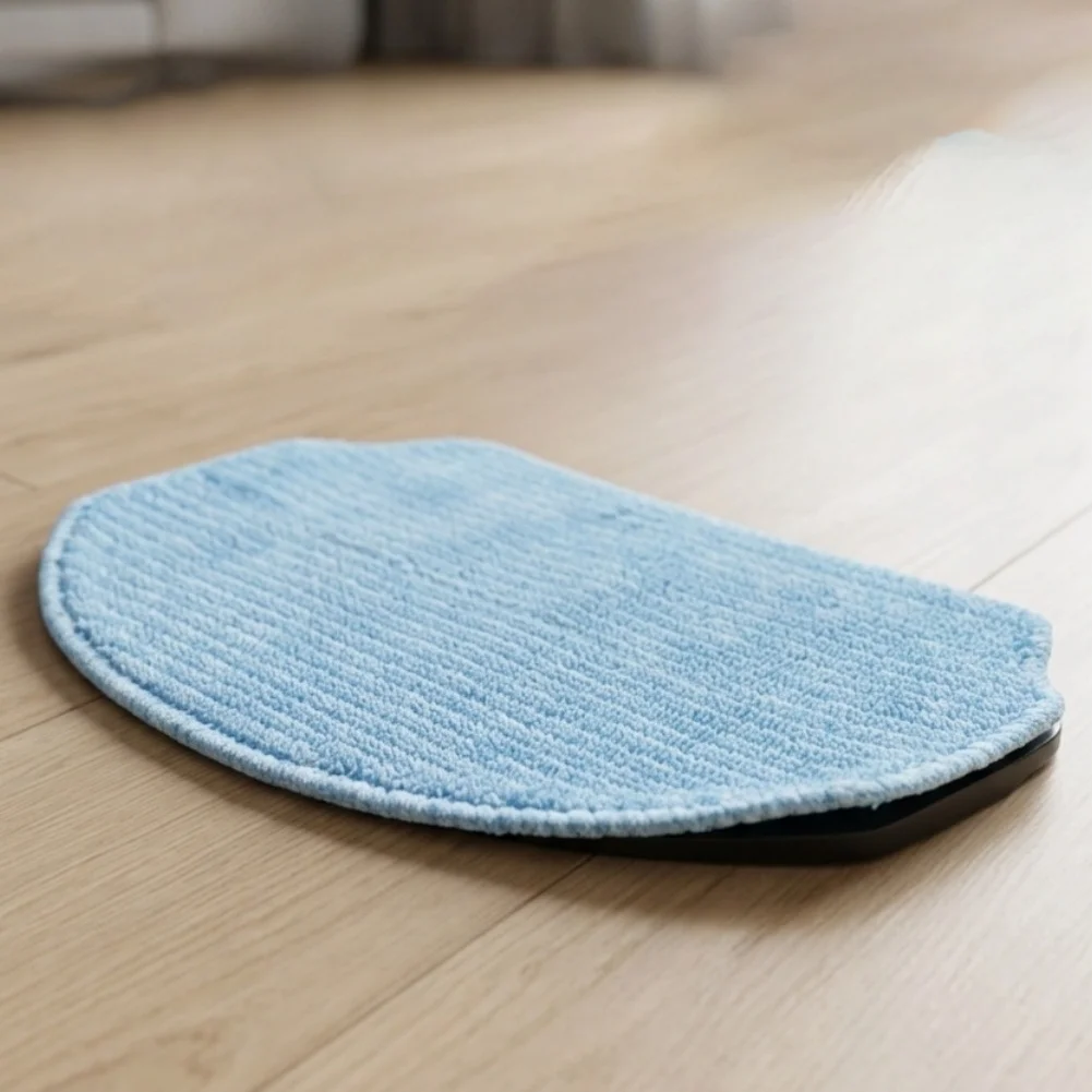 Mop Bracket Accessory for Kabum Smart 100 Robot Vacuum Cleaner with Plastic Frame and Microfiber Cleaning Cloth