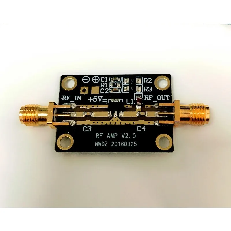 Ultra low noise NF=0.6dB high linearity 0.05-4G broadband amplifier LNA input as low as -110dBm  1pcs